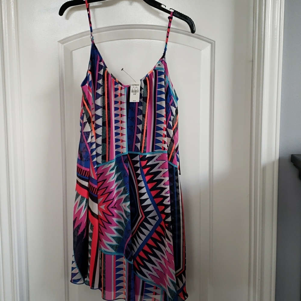 Express Multi-colored dress